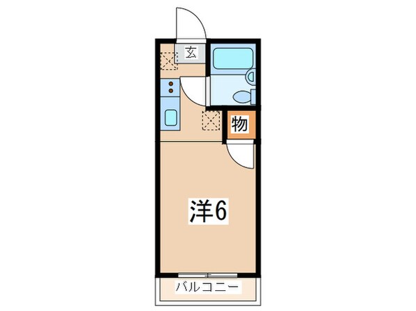 シャルム若松の物件間取画像